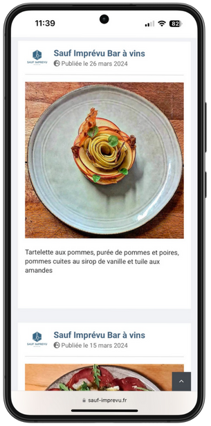 app screen